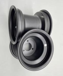 Rueda de Aleación Negra Mate Premium para Go Karts de Carreras, Paramotoras y Planeadores - Product Image 1