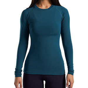 Camiseta de Compresión Personalizada para Mujer, Talla Grande, Corte Holgado, Ropa Deportiva para Gimnasio y Running, Secado Rápido, Ligera, Verano, Poliéster/Algodón - Product Image 6