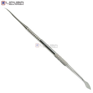 GRAZIL Hylin Zahle Spatule dentaire pour ciment Beal Lecron Zahle, double extrémité, pour mélange et sculpture de cire, en acier inoxydable, pour laboratoire - Product Image 4