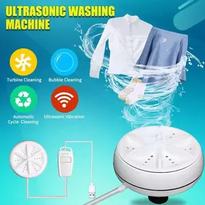 Hot Sale Ultrasonic Mini Wash Machine Multifunctional Turbo Washing Machine 30 Minutes Auto Off Auto Washer