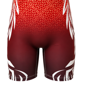 Singlet de Lucha Sublimado Rojo y Blanco para Hombre, Uniforme de Lucha de Poliéster sin Mangas, Ropa Deportiva para Entrenamiento, Competencia y Partido - Product Image 6