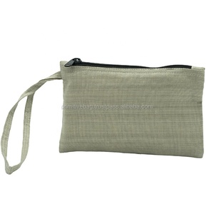 NP-001 Primitif Lin Zipper Pochette-écologique-durable-artisanat au Népal-Taille personnalisée imprimé-écologique Taie en lin De Mode - Product Image 1