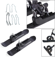 Plaque de base multifonction pour fauteuil roulant et poussette, adaptée à la neige, la glace, la plage, le sable, la planche à neige et le vélo d'équilibre pour enfants