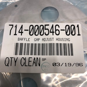 2 LAM 714-000546-001 BAFFLE <b>GAP</b> ADJUST HOUSING - Trusted Global Legacy Semiconductor Equipment and Parts at - Product Image 3