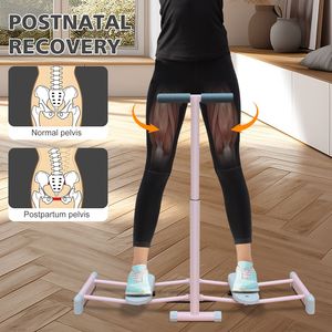 Appareil de ski pliable avec pédalier antidérapant réglable sur 4 niveaux, entraîneur musculaire du plancher pelvien à domicile, équipement de ski simulé avec accoudoirs - Product Image 1
