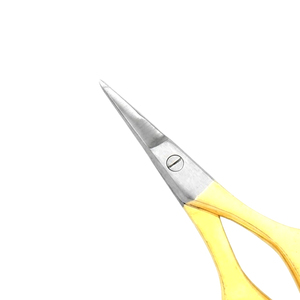 OEM Gold Handle <b>Cuticle</b> <b>Scissors</b> Sharp Blade Stainless Steel Nail Grooming <b>Scissors</b> Professional Beauty Salon Instrument - Product Image 6