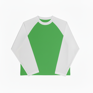 Camiseta de manga larga estilo raglan vintage lavada, holgada, para parejas, hombres y mujeres, jersey de manga raglan para mujer - Product Image 1