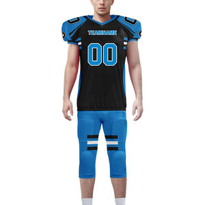 Uniforme de Fútbol Americano 100% Poliéster, Personalizable con Sublimación, Color Liso, Talla Personalizable, Marca Personalizada, Venta Caliente - Product Image 1