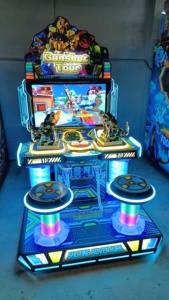 Máquina de Arcade de Tiro con Pistola, Comercial, Operada con Monedas, Interactiva para 2 Jugadores, Simulador de Viaje de Tirador Preciso - Product Image 2