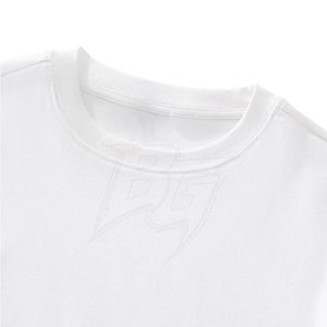 Ropa Deportiva OEM para Hombre, Camisetas Oversize de Gimnasio, 100% Algodón Tejido, Secado Rápido, Transpirable, Manga Corta, para Entrenamiento Atlético y Running - Product Image 3