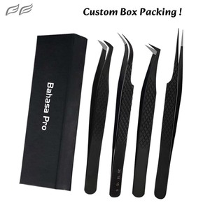 Best Lashing Tweezers Lash Extensions,Set Stainless Steel Isolation Volume Lash Tweezers OEM ODM Manufacturer by Bahasa Pro - Product Image 1