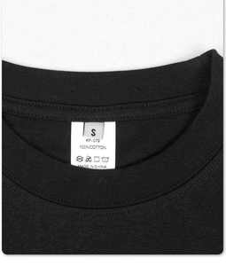 T-shirt en coton épais à col ras du cou côtelé, coupe oversize, personnalisable avec logo OEM, style streetwear - Product Image 4