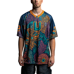 เสื้อลาครอสโพลีเอสเตอร์ 100% แบบกำหนดเอง ขายส่ง คุณภาพสูง ชุดลาครอสแบบซับลิเมชั่น - Product Image 2