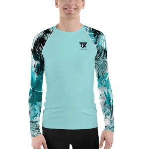 Prix de gros : Ensemble de rashguards pour hommes à séchage rapide, pour la natation, la plage, le surf et la plongée, en tissu nylon imprimé - Product Image 3