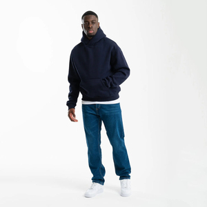 Sweat-shirt unisexe surdimensionné 100% coton pour l'hiver, style streetwear hip-hop, avec logo brodé et impression sérigraphiée, pour hommes, pas cher - Product Image 2