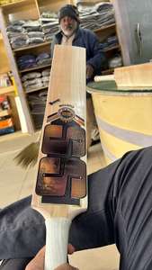 Bate de Críquet de Madera de Sauce Inglés de Alta Calidad con Mango Corto, Ecológico, Ligero, Multicolor, para Jugadores Ingleses - Product Image 3