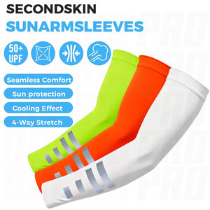 2 Pairs Cooling Arm Sleeves for Men Women UV Sun Protection Outdoor Sports Cover Compression Arm Sleeves Breathable Elastic - Product Image 6
