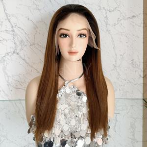 Meilleur prix de gros vietnamien os droite avant de lacet perruque longueur moyenne extensions de cheveux humains vierges du vendeur - Product Image 4