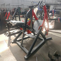 Équipement de musculation professionnel pour salle de sport : Banc d'entraînement à charge libre, Presse inclinée, Rameuse verticale latérale, Rameuse assise