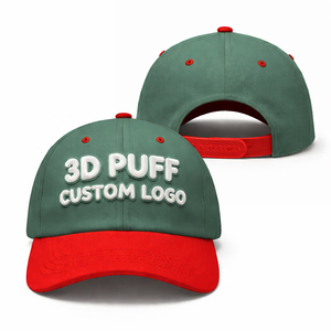 Casquettes streetwear personnalisées, dos en mesh respirant, séchage rapide, style snapback réglable, casquettes de baseball, impression 3D en relief - Product Image 3