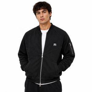 Vestes d'hiver pour hommes en molleton de coton respirant, anti-odeur, écologique, coupe classique, avec logo personnalisé - Product Image 1