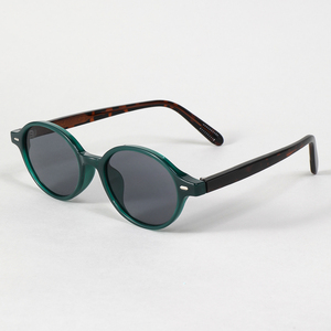 LMAMBA 99023 Fashion Trendy Retro UV400 Shade Designer Custom Logo Classic Unisex TR90+CP Round Frame Women Men <b>Sunglasses</b> 2026 - Product Image 3