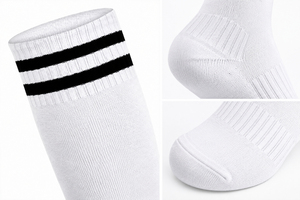 Custom Logo New Design Anti-Bacterial Crew Sports <b>Socks</b> High Quality Quick Dry Lightweight Cotton <b>Wool</b> Outdoor Use - Product Image 5