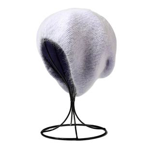 Wholesale Winter Plain Beanie <b>Cap</b> Knitted Women <b>Men</b> Blank Acrylic Beanie Hats Custom Embroidery Logo - Product Image 1