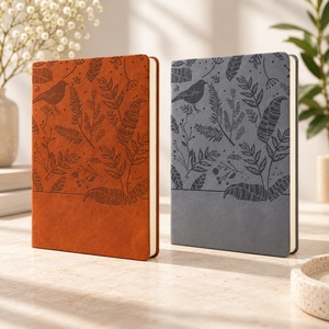 Journal PU <b>Leather</b> <b>Notebook</b> <b>A5</b> Diary Planner Floral Design Office School Business Gift Premium Stationery Daily Writing For Work - Product Image 2