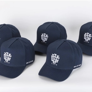 5 Panels Frame Buckle <b>Navy</b> Blue Baseball Caps Branded First Grade Quality Custom New York Baseball <b>Hat</b> Sporty Street Letter - Product Image 6