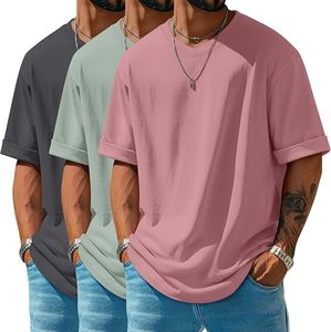 Heavy Weight 100% Cotton Oversized T-<b>Shirt</b> <b>Men</b> 220 Grams Shoulder Custom Printing Hip Hop Plus Size 100% Cotton Blank Boxy <b>Men's</b> - Product Image 1