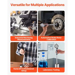 Set di Strumenti di Misurazione per Indicatori di Test con Quadrante, Precisione 0,001 Pollici, Gamma di Misurazione Fori 2-6 Pollici, con Contenitore per Asta - Product Image 6