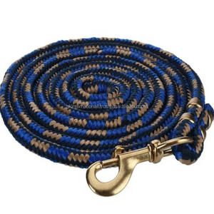 Cotton <b>Horse</b> <b>Lead</b> Premium <b>Horse</b> Equestrian Products handmade Cotton poly <b>Horse</b> <b>lead</b> <b>rope</b> - Product Image 3