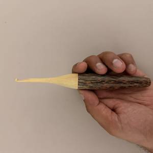 Exotic Natural Wood Soft Ergonomic <b>Crochet</b> <b>Hook</b> for Hand Knitting 20cm Length 3-15mm Thickness Smooth Yarn Craft Accessory - Product Image 5