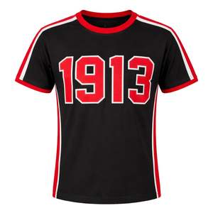 Maglietta Premium Nera Delta Sigma Theta 1913 per Donne, Vestibilità Comoda, Alta Qualità, Abbigliamento Casual per Confraternite Greche - Product Image 4