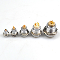 Connecteur circulaire métallique à verrouillage automatique push-pull, compatible Lemo FGG ECG 00B 0B 1B 2 3 broches, personnalisé, vente chaude, fournisseur chinois