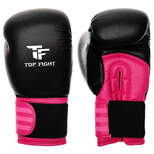 Gants de boxe noirs, gants de sport pour la boxe, gants d'entraînement pour hommes, gants de combat en cuir véritable, gants de MMA pour hommes - Product Image 3