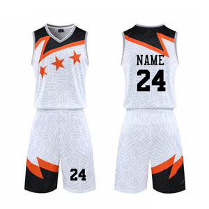 Ensemble d'uniformes de basketball personnalisés pour adultes, imprimés, respirants, grandes tailles, maillot complet pour toute l'équipe - Product Image 5