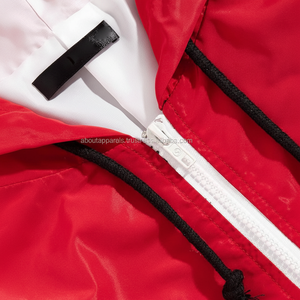 High Quality Custom Printed Canvas Nylon <b>Winter</b> Waterproof Eco-Friendly Breathable Windbreaker <b>Jacket</b> Front Logo-<b>Cheap</b> Wholesale - Product Image 2