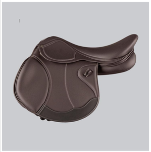 Silla de Montar Inglesa de Cuero Sintético Suave con Estructura de Madera y Herrajes de Latón para Exhibición Ecuestre - Silla de Montar Personalizada - Product Image 1