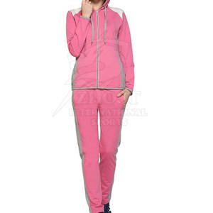 Conjunto deportivo de verano para mujer, top corto moderno, transpirable, con capucha y pantalones jogger de manga larga. - Product Image 5