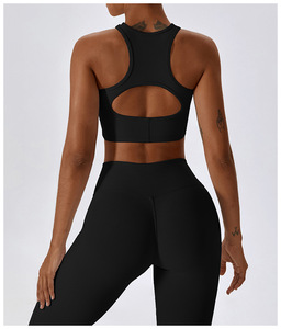 Soutien-gorge de sport pour femme, blanc uni, pour la gym, l'entraînement et la course, modèle Clothesbody Butter - Product Image 2