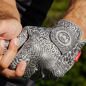 Golf <b>Glove</b> Reinforced Leather Palm Breathable Stretch Fabric Professional Golf outdoor Sports Activities anti-slip grip <b>moisture</b> - Product Image 5