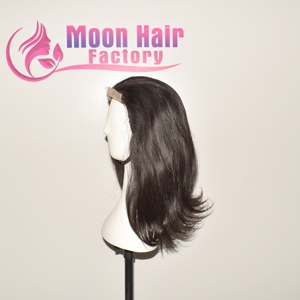 Peluca de Cabello Humano Remy Indio Personalizada, Planificación de Peinado a Medida, Colocación de Encaje Personalizada, Línea de Cabello Natural, Gorra a Medida, Hecha a Máquina - Product Image 6