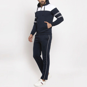 Ensemble de survêtement d'hiver en polaire à capuche pour homme, pour la course à pied, la salle de sport, la remise en forme et l'entraînement - Product Image 5