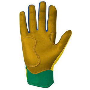 Breathable Lightweight Durable Leather Baseball Batting Gloves Right/Left Training <b>Hook</b> Loop Closure High Quality New Model Made - Product Image 5