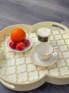 Premium Lacquer Serving Tray Handmade Wooden <b>Lacquerware</b> - Product Image 3