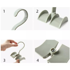Porte-vêtements en plastique rigide, antidérapant, sur mesure, couleur et taille personnalisées, vente en gros, fabricant Pavico Vietnam, gain de place - Product Image 4