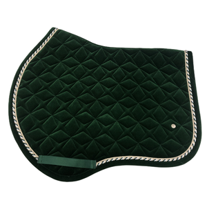 BRAND ZONE Tapis de selle polyvalent personnalisé confortable pour dressage équestre anglais, en velours avec doublure en maille polyester - Product Image 6