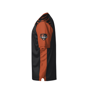 Custom Team Logo Name American Football Fan Jersey Breathable Quick Dry Sportswear Polyester V-Neck High School Apparel For Men - Product Image 4